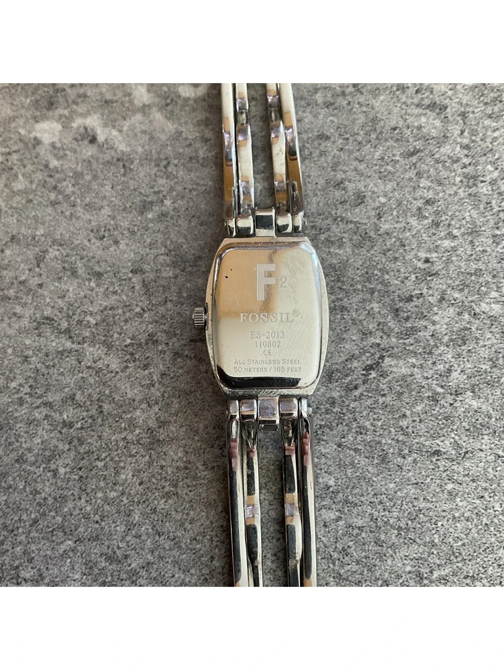 FOSSIL Women's Bracelet Watch ES-2013 19mm Stainless Steel Case And Band B-V